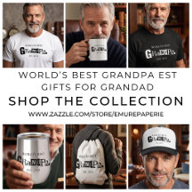 World's Best Grandpa Established Year Gifts 