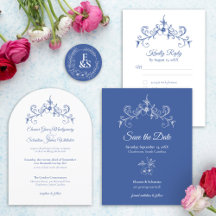 Vintage Romance Dusty Blue Wedding Suite