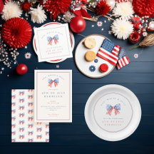 Preppy Bow 4th of July BBQ