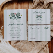 Perfect Match Tennis Bridal Shower