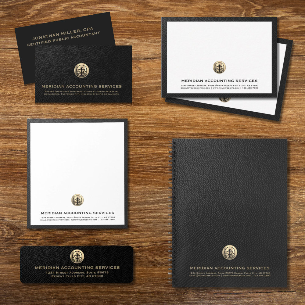 Black and Gold Seal Accounting Essentials
