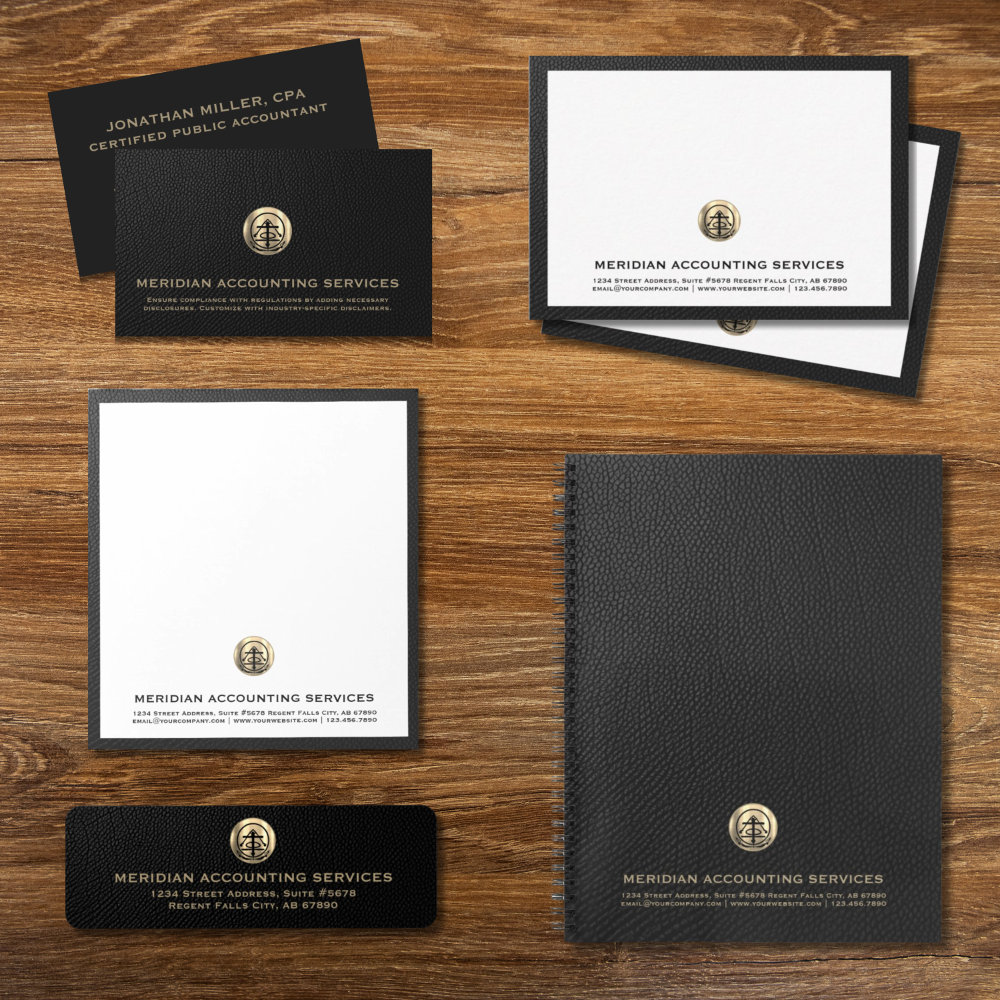 Black and Gold Seal Accounting Essentials