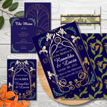 Art Nouveau Golden Event Wedding Suite