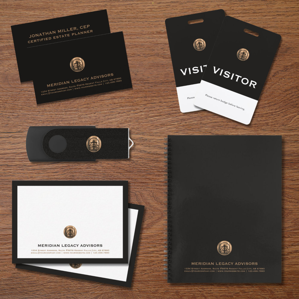 Elegant Copper Seal Business Essentials