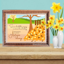 Remembering my child in Autumn & Fall