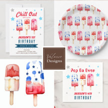 4th of July Kids Summer Birthday Party