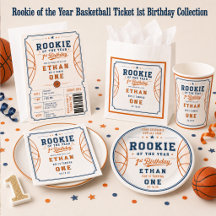 Vintage Basketball Rookie 1st Birthday Collection