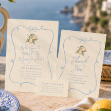 We Can't Wait To Squeeze You Lemon Baby Shower