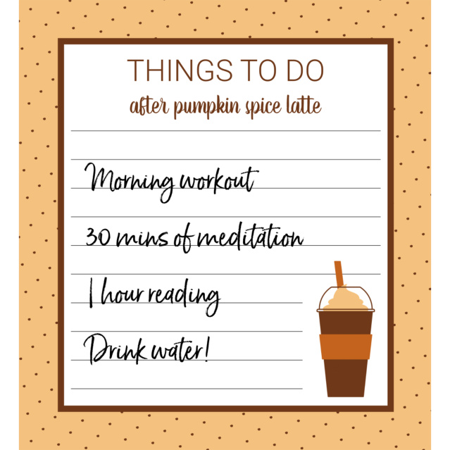 Things to do checklist