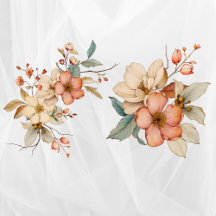 Boho Floral Editable Letters Baby Shower Bunting