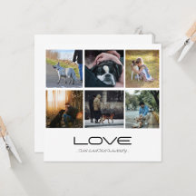 Personalized Dog Family Photo Love Design