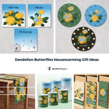 Dandelion Butterflies Housewarming Gift Ideas