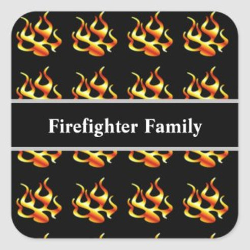 Firefighters Flames Totally Personalized