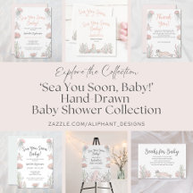 Sea You Soon Baby, Hand Drawn Collection