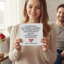 Wife Or Husband Birthday Cards