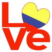 Colombian LOVE Valentine