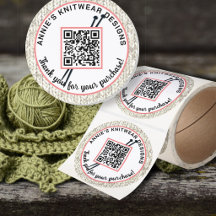 Knitting Business Stickers