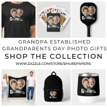 Grandpa Established Grandparents Day Photo Gifts 