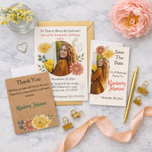 Bloom & Celebrate Floral Birthday Party Collection