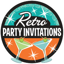 Retro Party Invitations