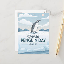World Penguin Day Polar Wildlife Design