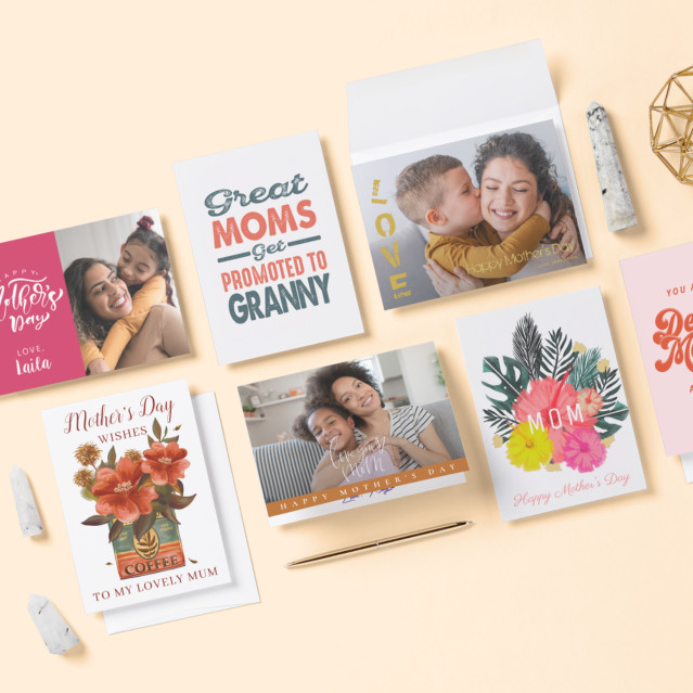 Take a Mom-ent to Celebrate! - Shop Custom Mother's Day Cards