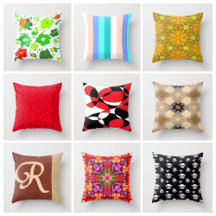 Pillows and Poufs