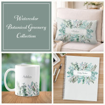 Watercolor Botanical Greenery