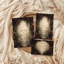 Gothic Woodland Wedding
