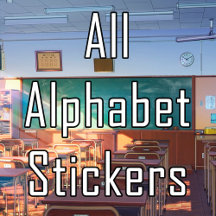 All Alphabet Stickers