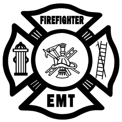 Firefighter EMT Fire Dept Logos