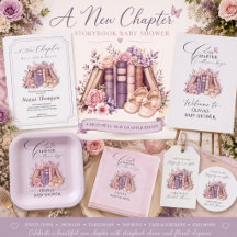 A New Chapter Storybook Baby Shower