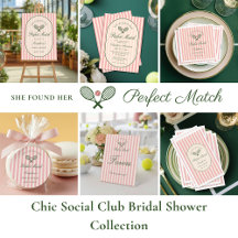 Perfect Match Social Club Tennis Bridal Shower