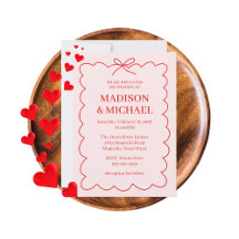 Retro Valentine Wedding Photo Red Pink Collection