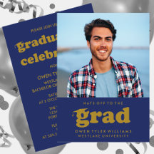 BOLD RETRO HATS OFF TO THE GRAD SUITE