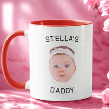 Personalized Baby Face Photo Dad Gift