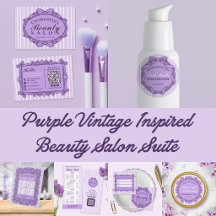Purple Lilac Beauty Salon Business Suite