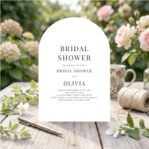 Modern Minimalist Bridal Shower Collection