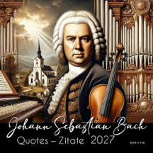 Johann Sebastian Bach Calendar