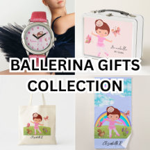 Ballerina Butterfly Colorful Girl Gift Collection