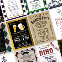 Bachelor Party Invitations