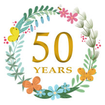 50th Golden Wedding Anniversary Cards & Gifts