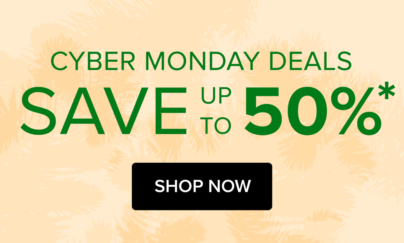 Cyber Monday Deals - Save up to 50% - Shop Now