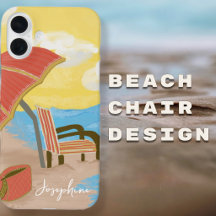 Beach Chair Illustrated Design