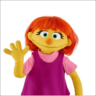 Shop officially licensed Sesame Street Julia gifts!
