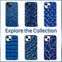Indigo Color iPhone Cases