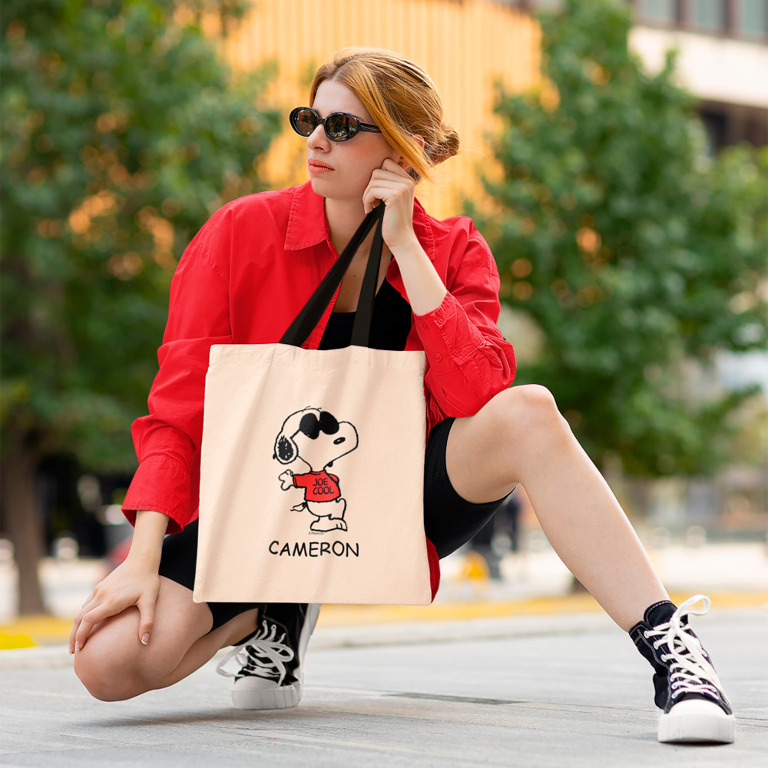 Snoopy "Joe Cool" Tote Bag