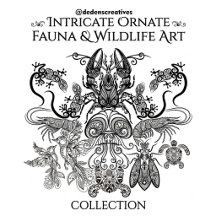 Intricate Ornate Fauna & Wildlife Art