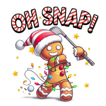 Holiday Golf Balls: Christmas - Gingerbread