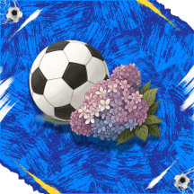 Soccer Ball with Hydrangea